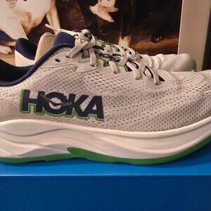 HOKA RINCON 4 1155130 PTYG Putty Grout Men's Road Running Shoes Size 10 NEW